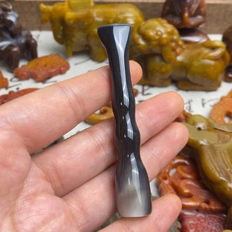 蛇纹石玉未镶嵌颈饰28