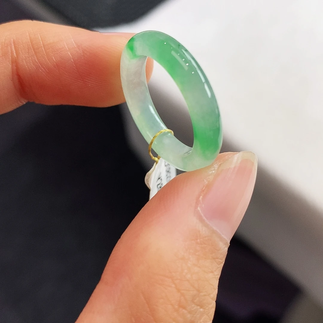 翡翠未镶嵌戒指12号