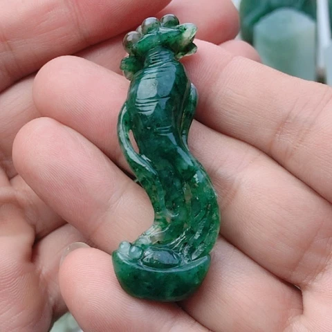 未镶嵌独山玉吊坠(不含链)