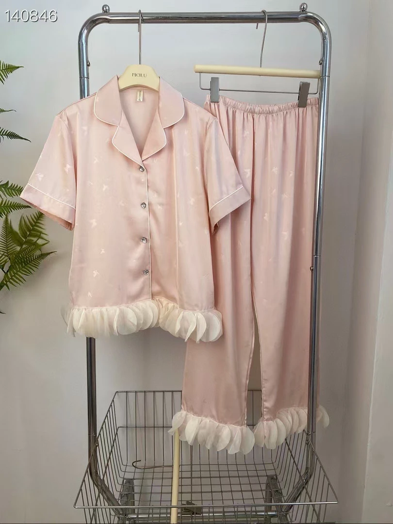 爆品两件套套装睡衣女家居服 超丝滑的质感