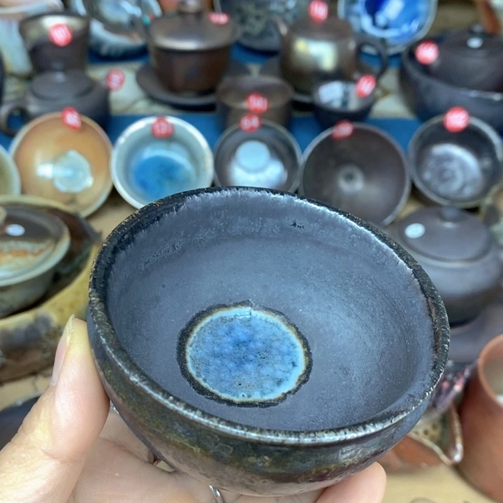 杯子全手工艺裸烧茶杯