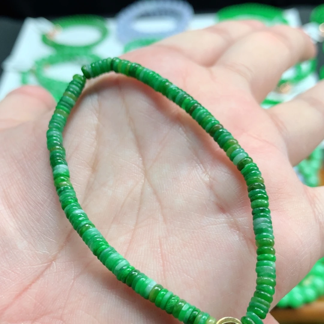 翡翠未镶嵌手链翡翠