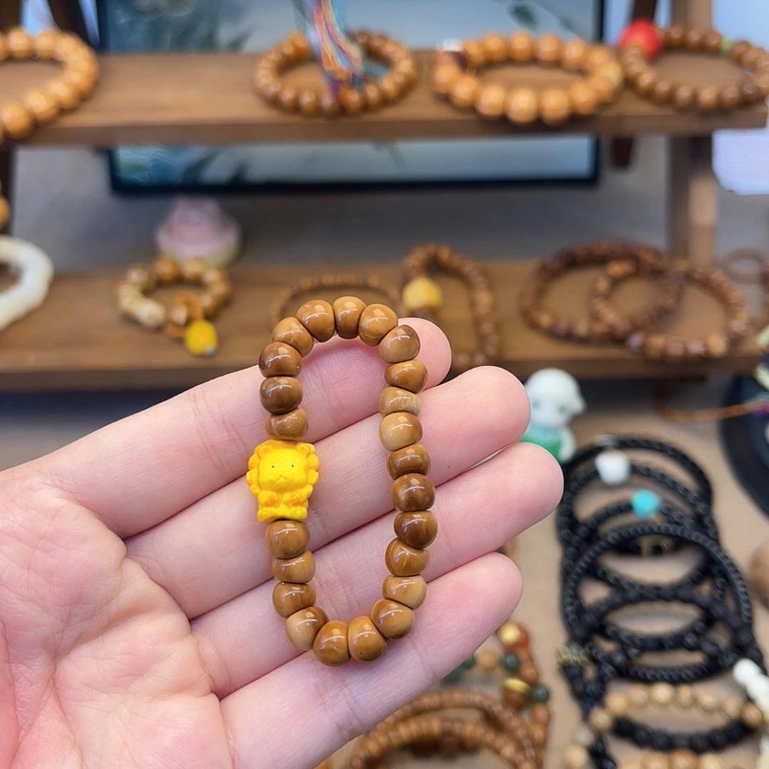 库克吊坠S****⁰手捻搭配狮子