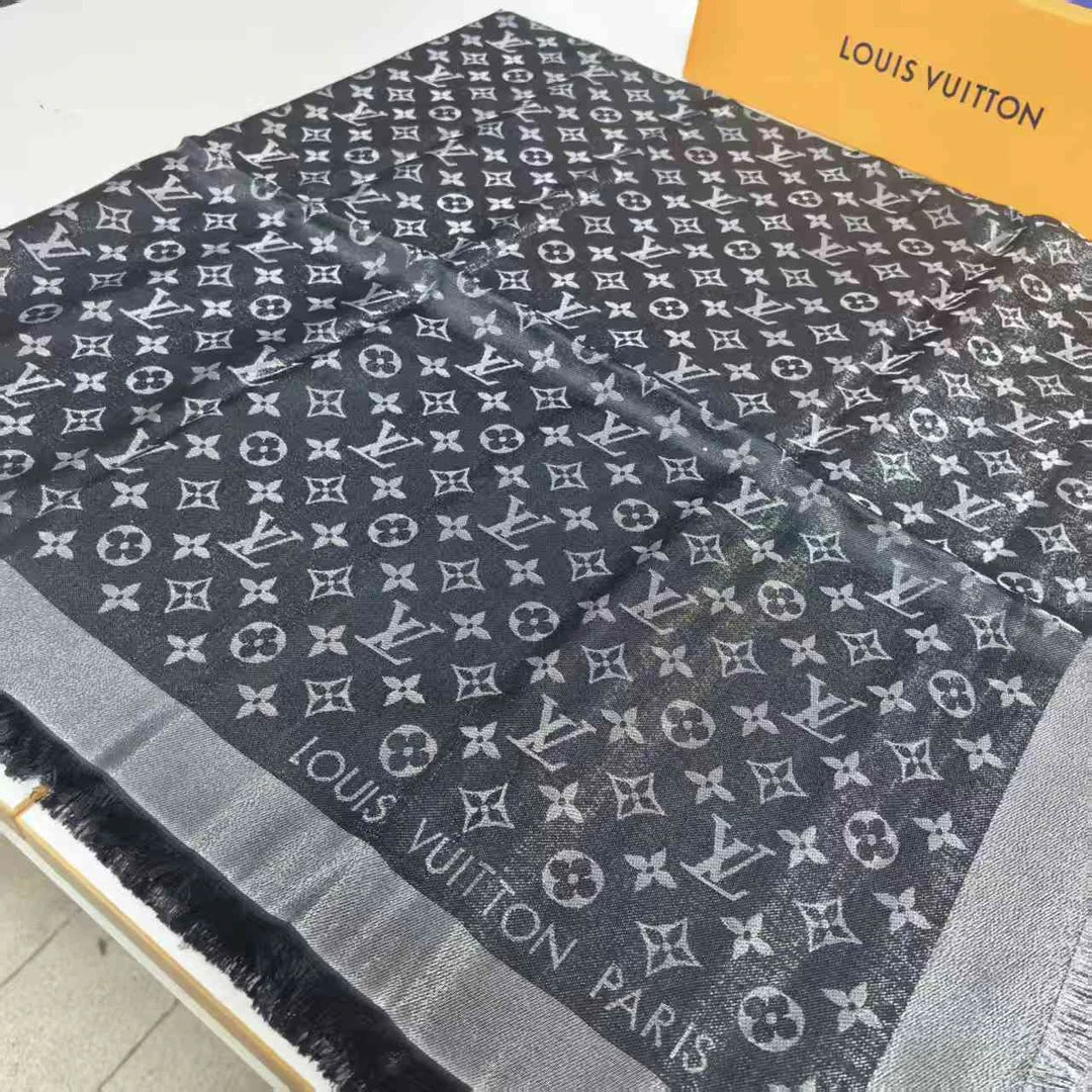 99新 LouisVuitton/路易威登  海囤J/LV围巾/bm88602
