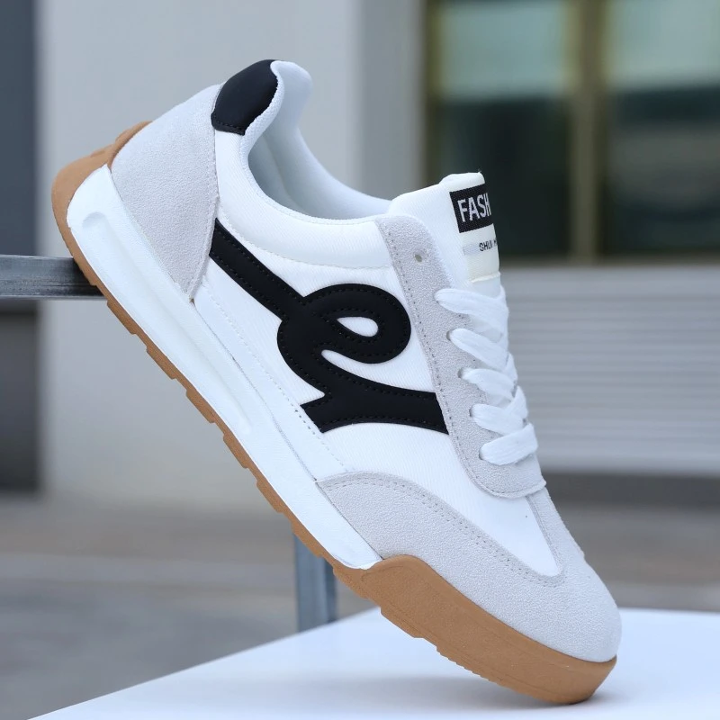 鞋子男2025新款阿甘鞋男鞋秋季透气休闲旅游鞋软底运动德训鞋板鞋