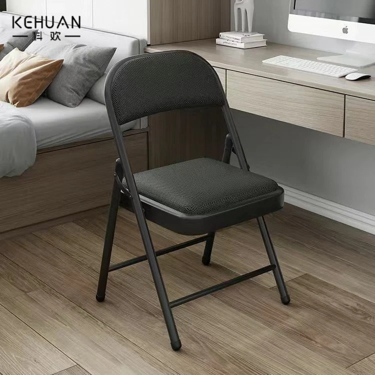 折叠椅培训椅靠背椅家用餐椅便携户外办公椅会议椅宿舍电脑座椅子
