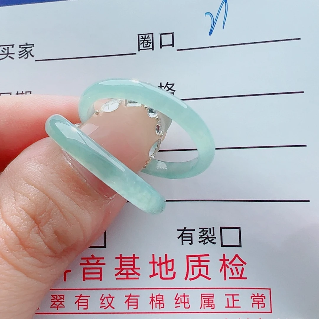未镶嵌戒指翡翠?****戒圈