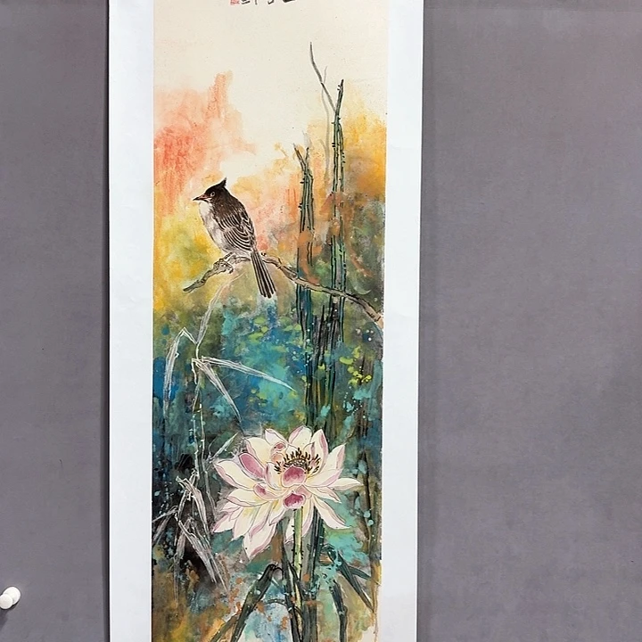 国画亲笔手绘放心去藏