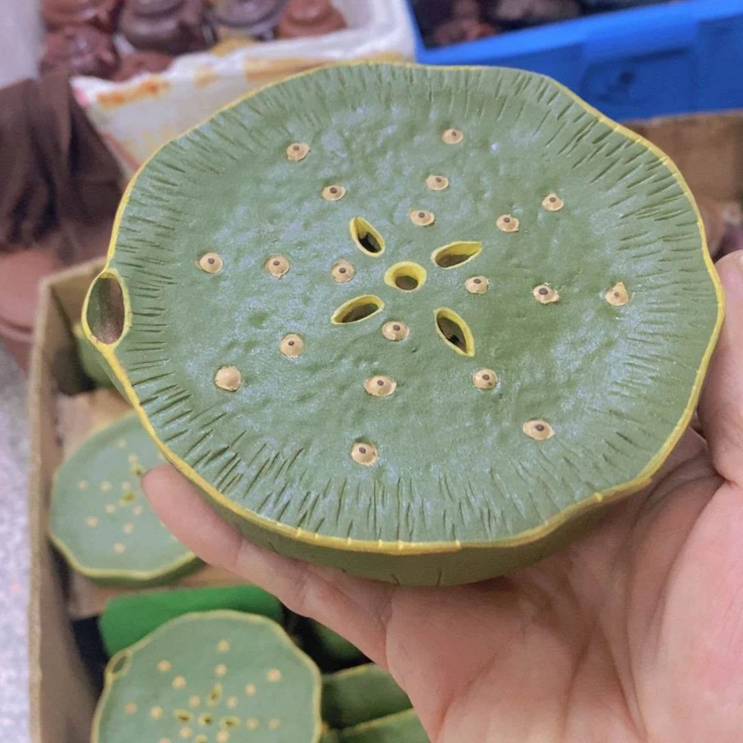 茶杯绿泥紫砂紫砂