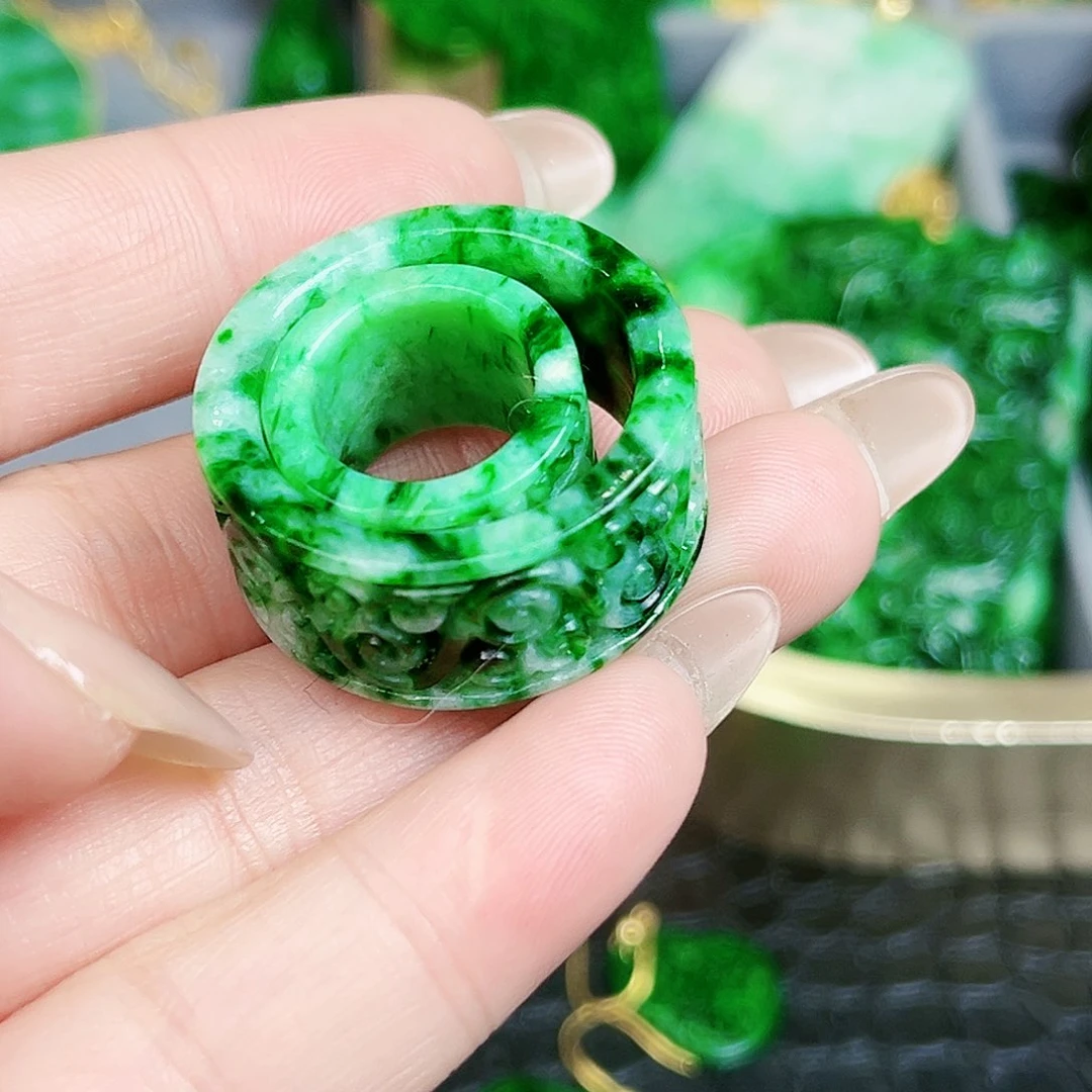 翡翠颈饰未镶嵌勿**J吊坠