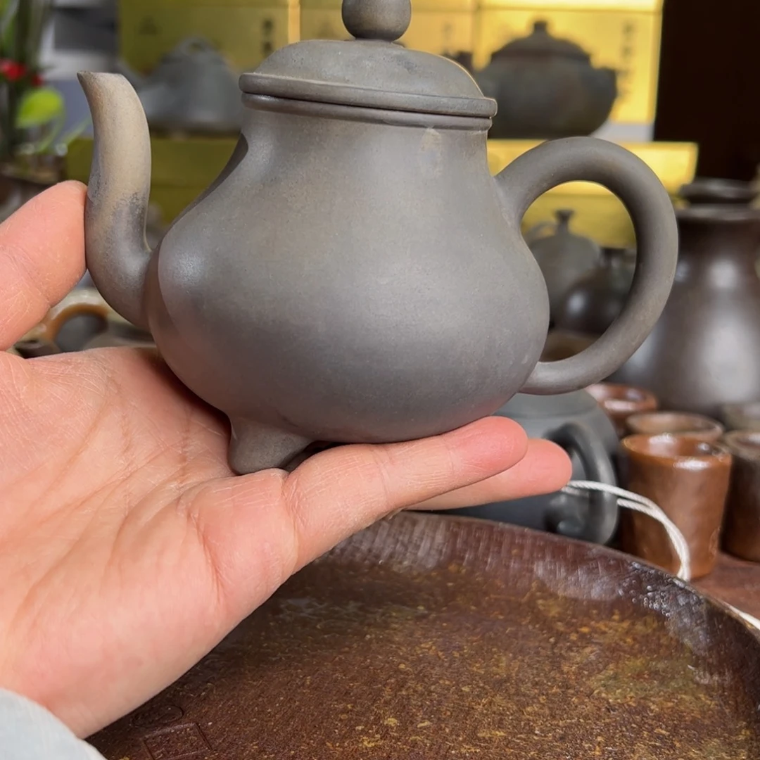 贵台龙窑柴烧茶壶98