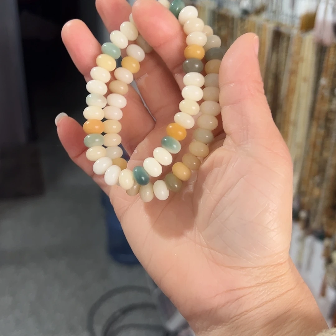 白玉菩提吊坠6×90