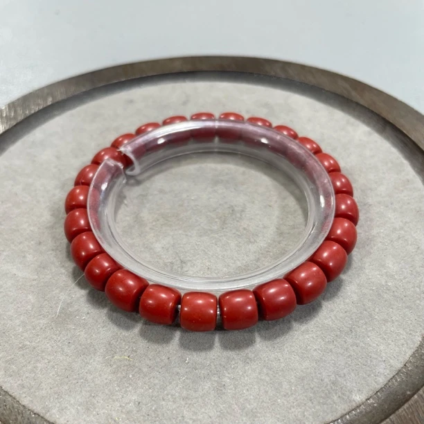 C469南红玛瑙直切卡0.8单圈手串