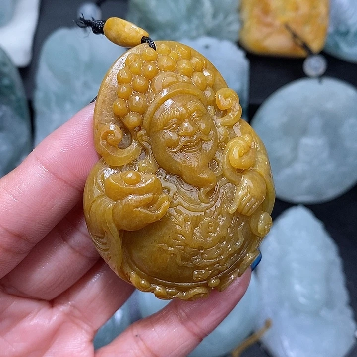 定制翡翠未镶嵌笑****赞翡翠