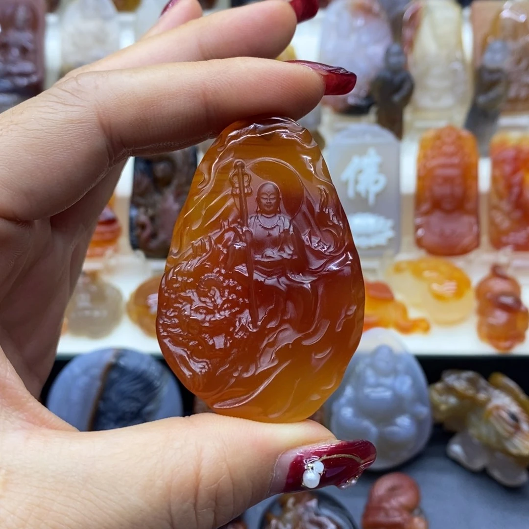 未镶嵌吊坠(赠链)玛瑙/玉髓布**冻吊坠
