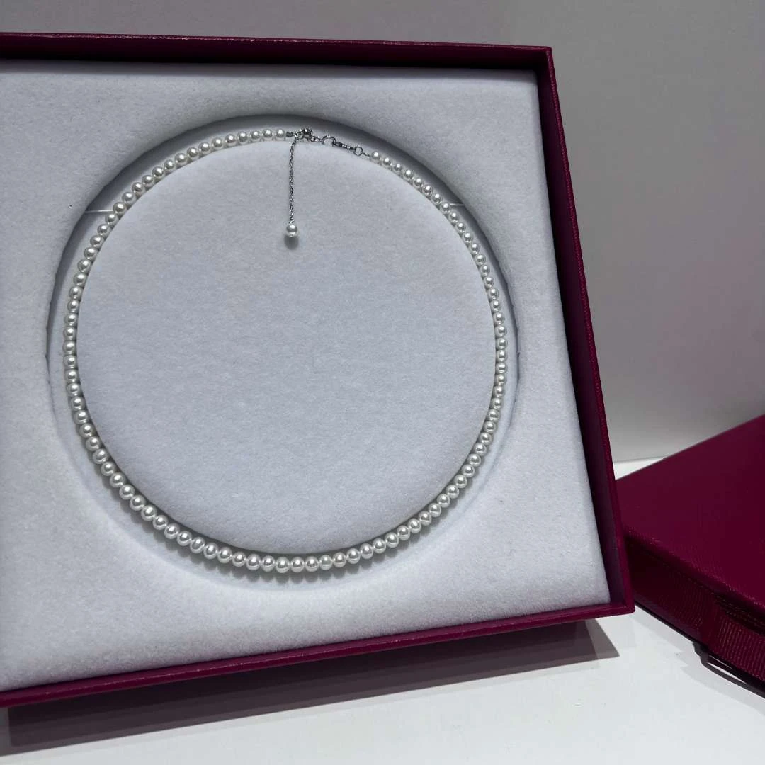 顾铭-淡水无核珍珠5-6mm极光高货项链9.15新品