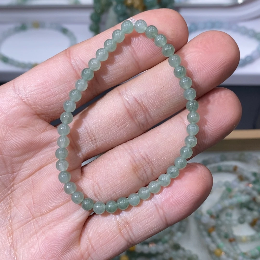 翡翠未镶嵌手链天然a货翡翠22