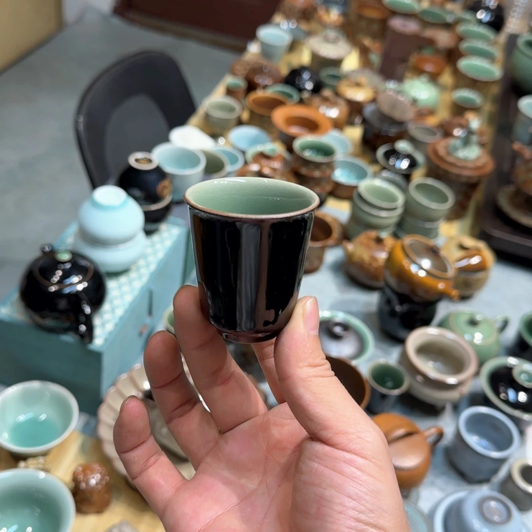 小金茶具青瓷茶器