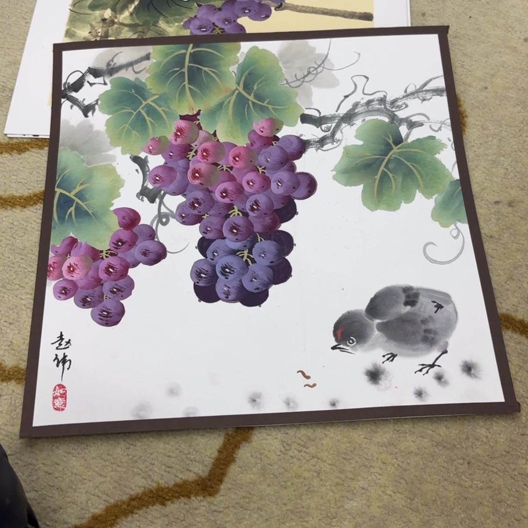 国画33/33卡纸作品童