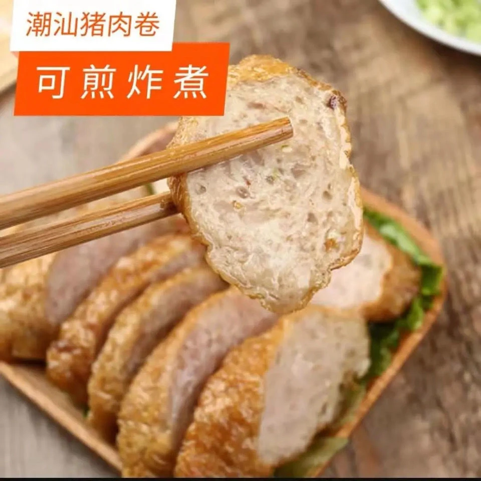 广东潮汕炸猪肉卷惠来广章隆江猪脚饭肉条塘田卷章粿肉饼食堂商用