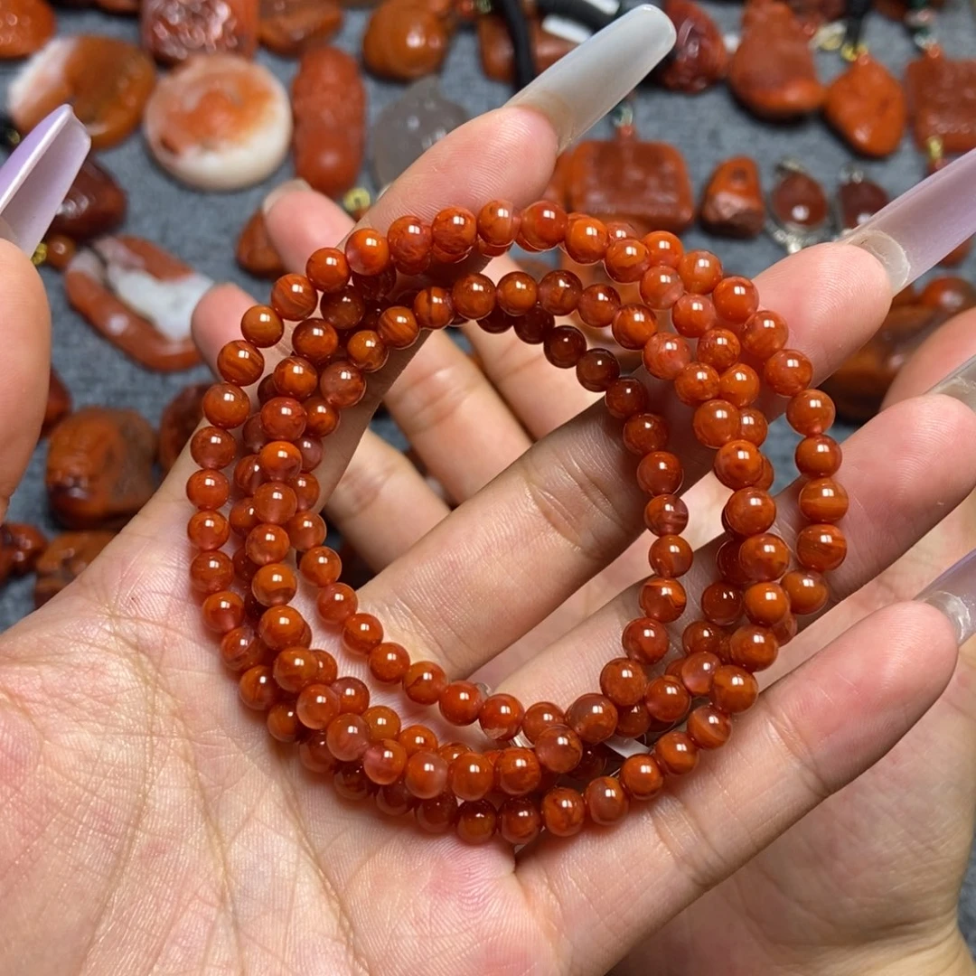 手串未镶嵌南红玛瑙5mm