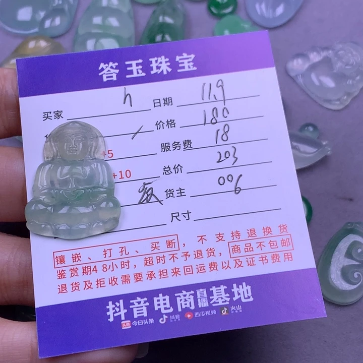 颈饰未镶嵌翡翠h**g
