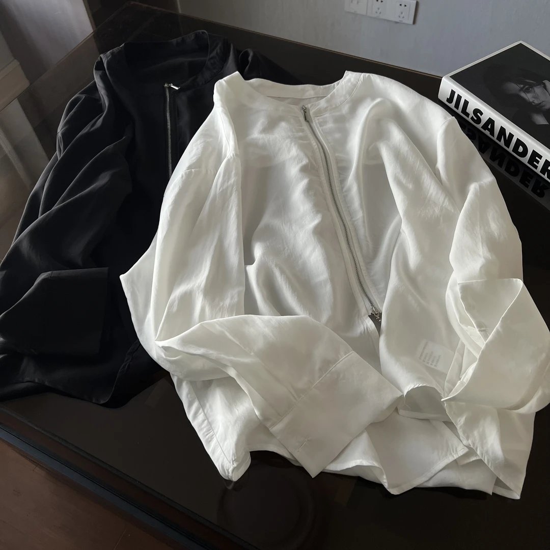 YUXI▪️2025早春新款欧韩版时尚简约防晒衬衫女