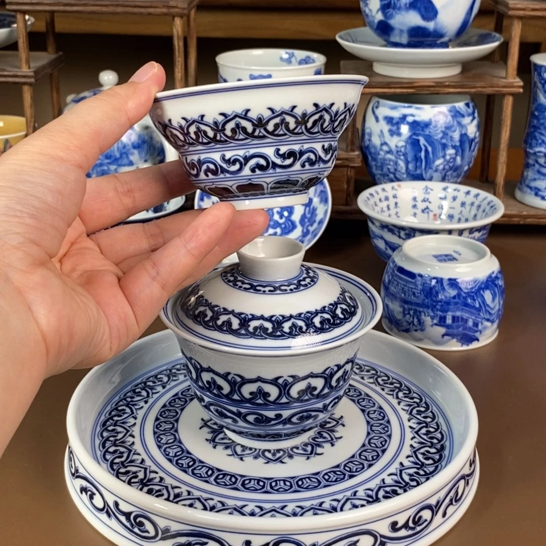 景德镇陶瓷手工手绘