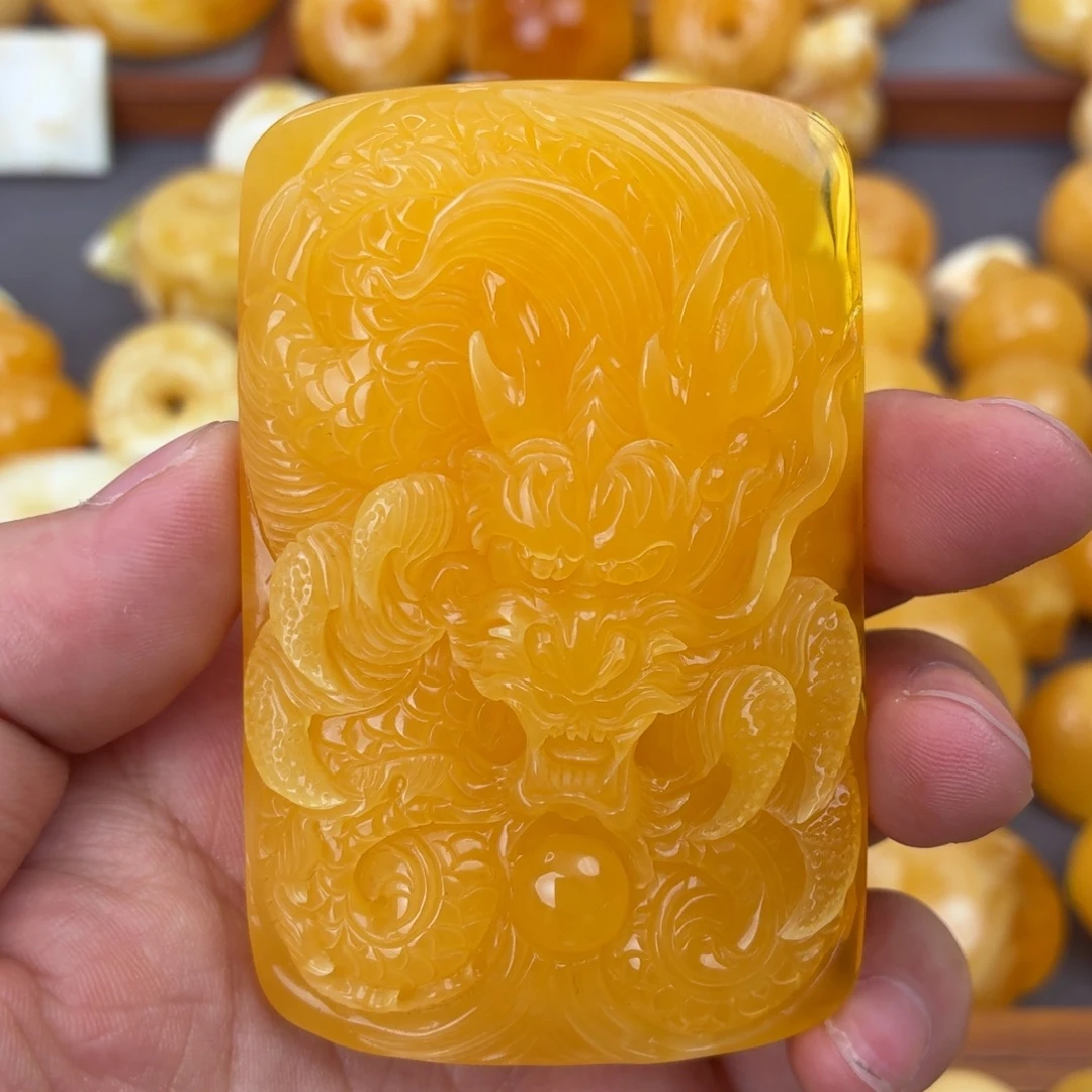 蜜蜡未镶嵌吊坠(不含链)