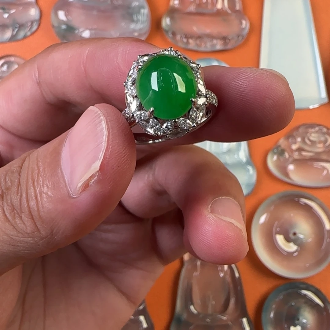 定制翡翠未镶嵌天然