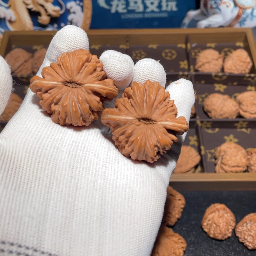 桃核吊坠四座楼 编号A112