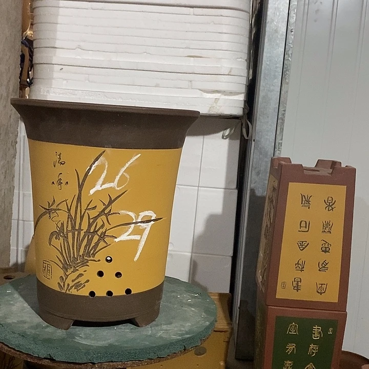 紫砂花盆紫砂花盆