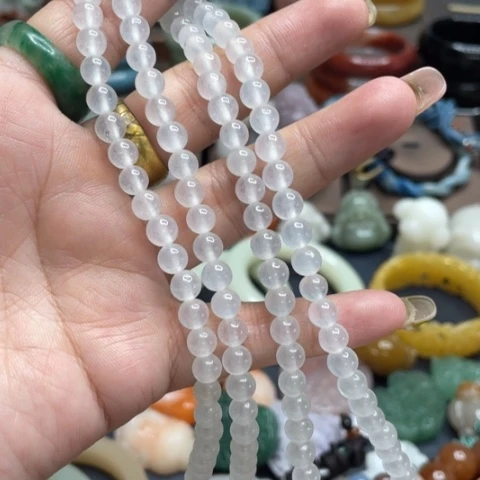 合金石英质玉（黄龙玉）手链拍一发二，卡6