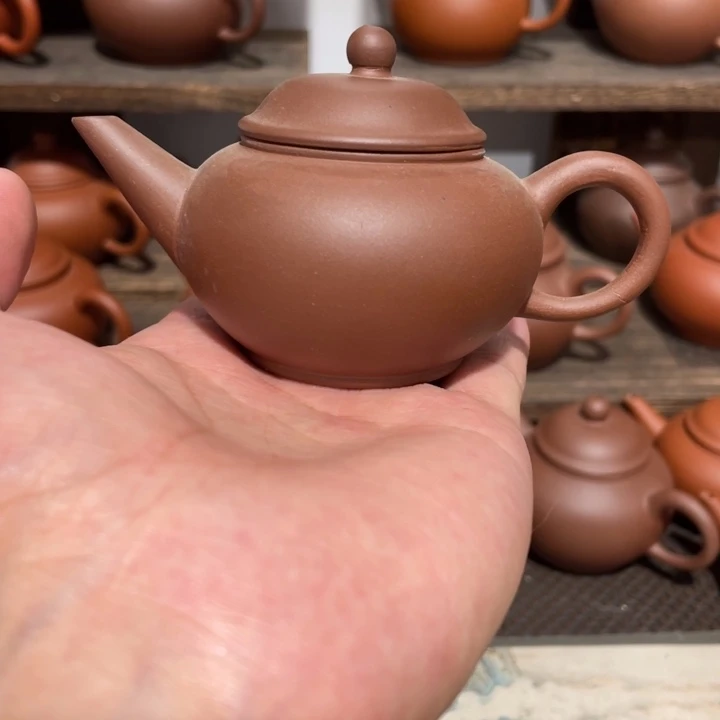 茶壶紫砂紫砂一厂七十年代水平壶100