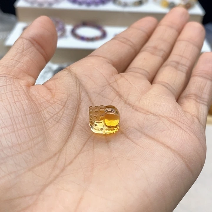 未镶嵌手链水晶?巴西黄貔貅
