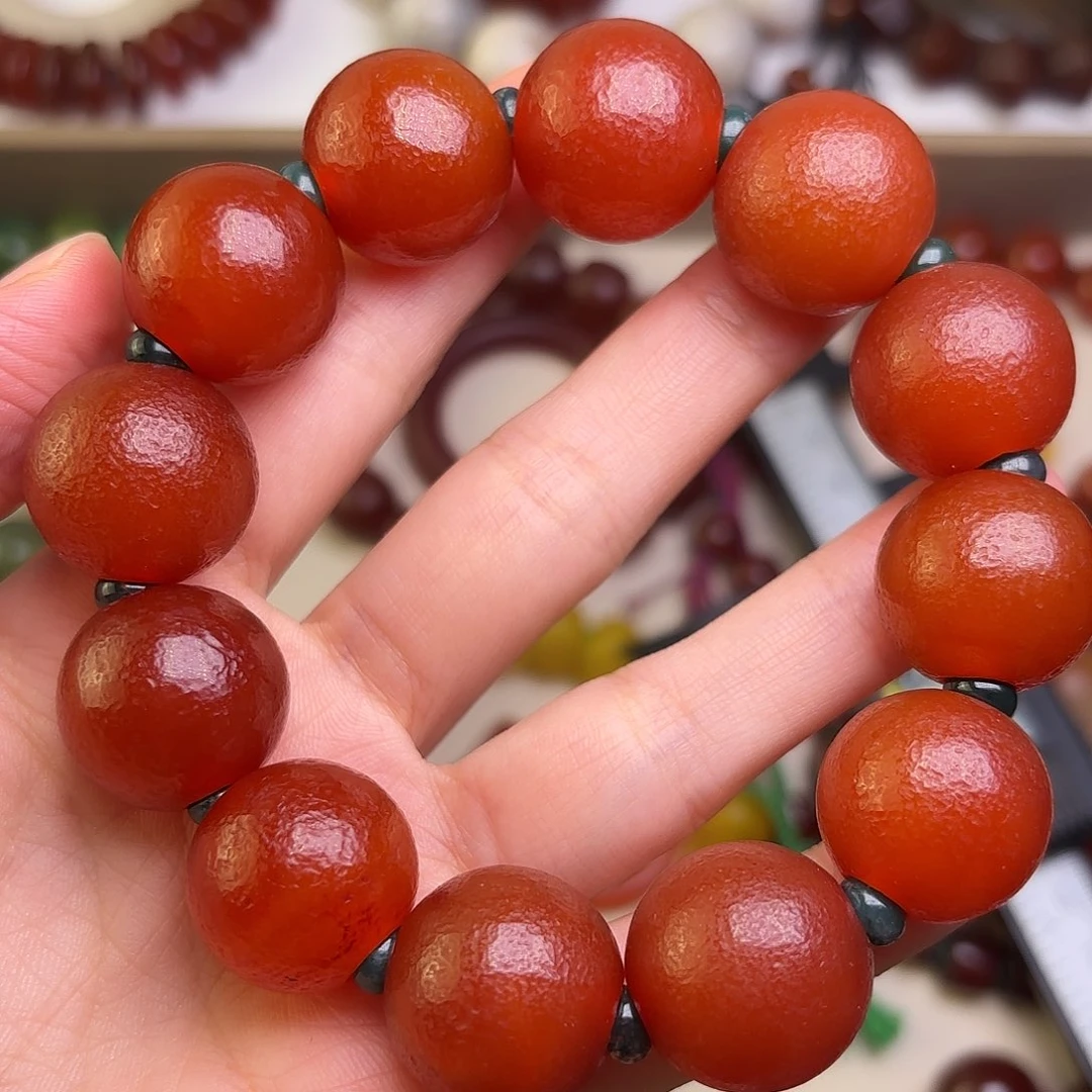 小***罐玛瑙/玉髓未镶嵌颈饰