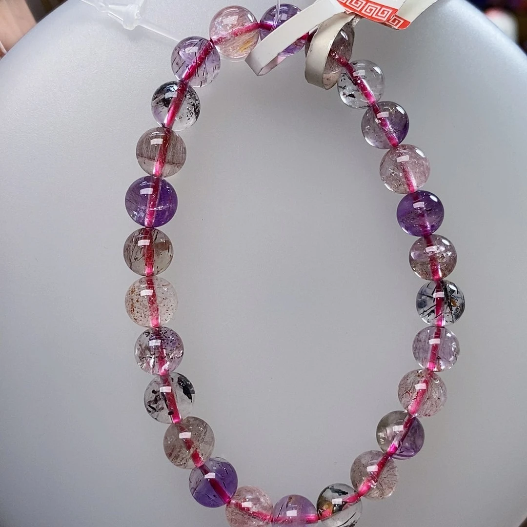 未镶嵌手链水晶7+仙女超七T127