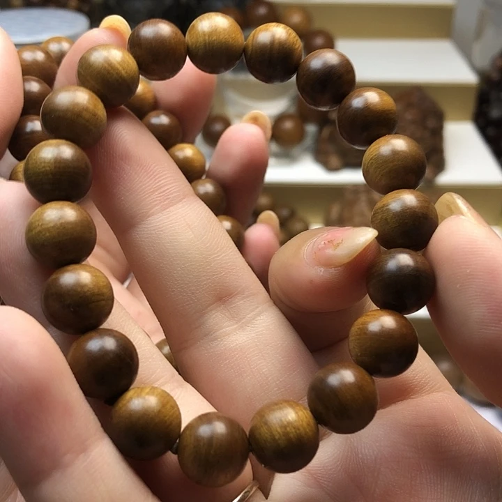 檀香木手串/手链老山檀香10单圈