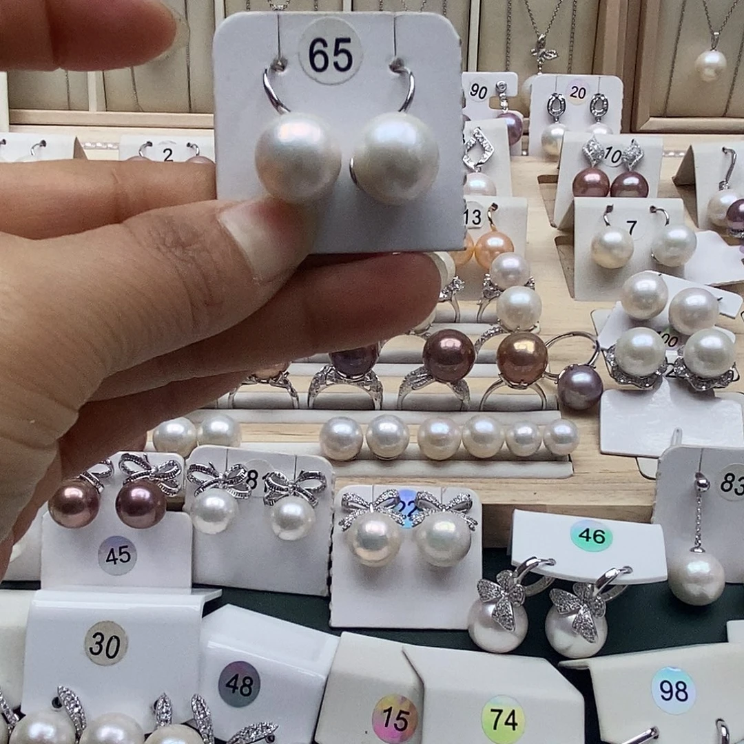 颈饰淡水珍珠银S925镶嵌