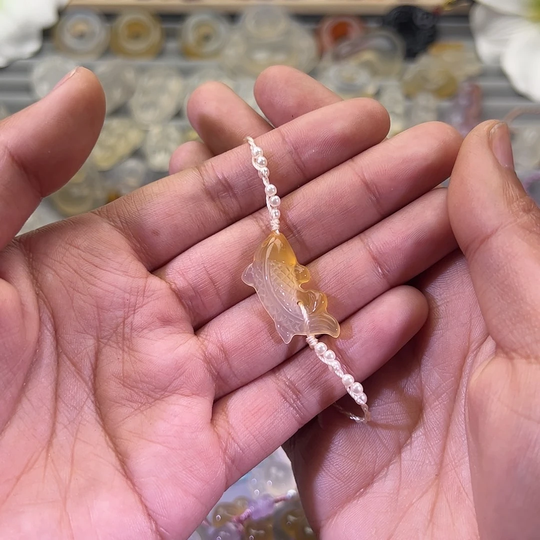 玛瑙/玉髓颈饰未镶嵌昱*