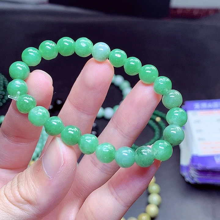 翡翠未镶嵌毛衣链