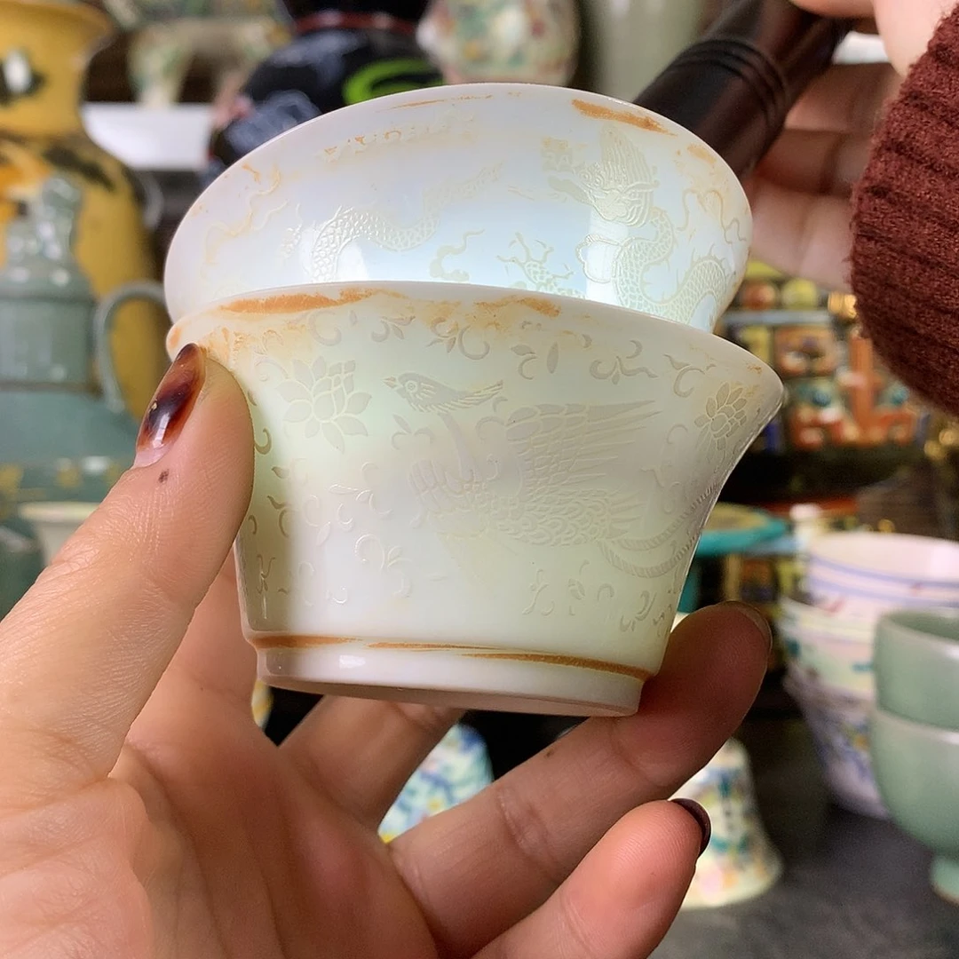 摆件瓷器真的很漂亮的