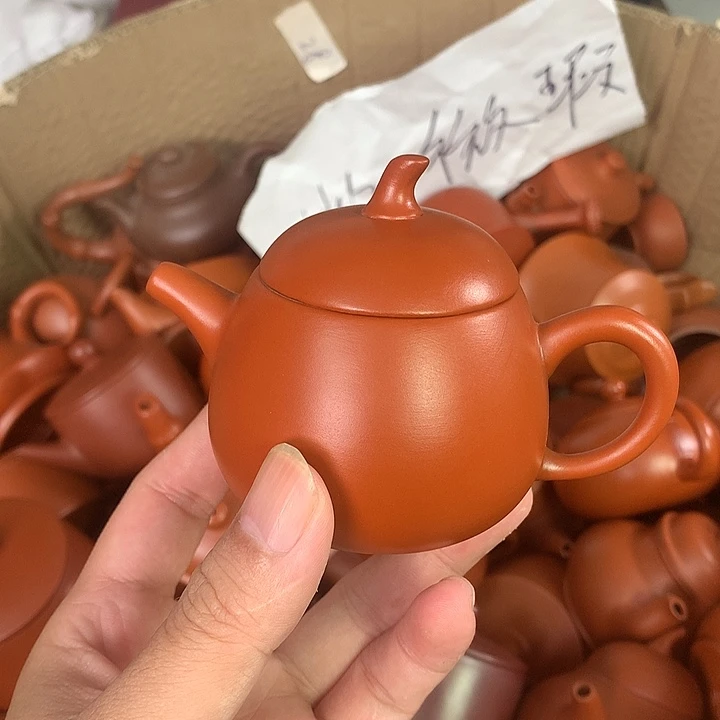 原矿朱泥茶具茶壶家用120