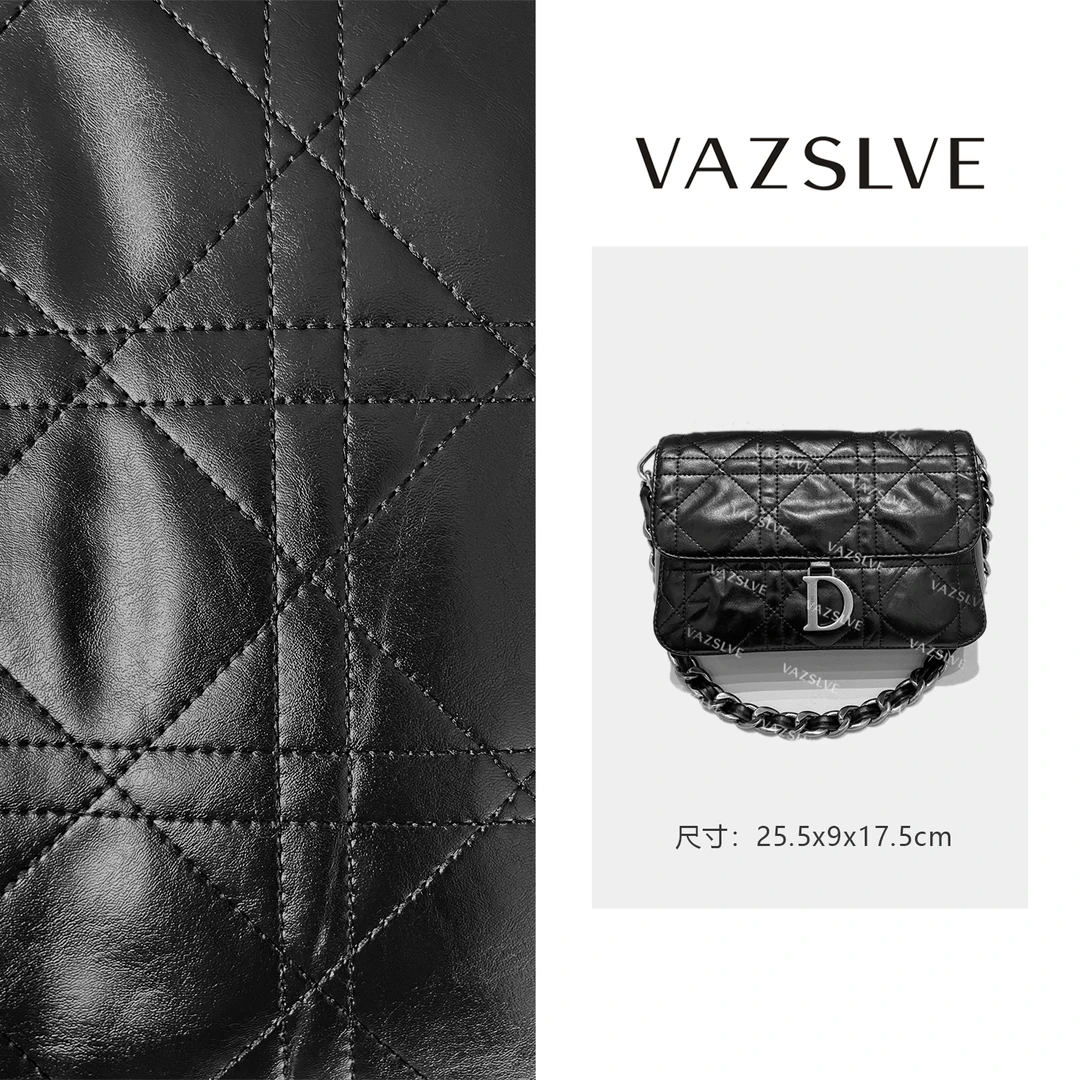 VAZSLVE/原创设计ZT-D7139-游牧黑 春季新款轻奢小包