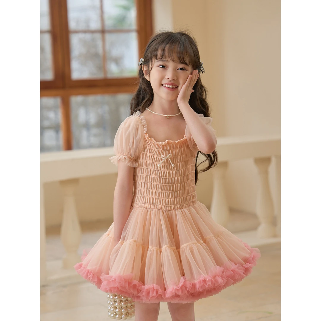 女童夏tutu连衣裙女宝宝洋气儿童公主裙宝宝裙子蓬蓬裙子a类儿童