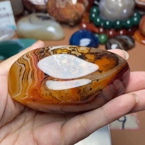 未镶嵌颈饰玛瑙/玉髓嘉****材打孔不退不换
