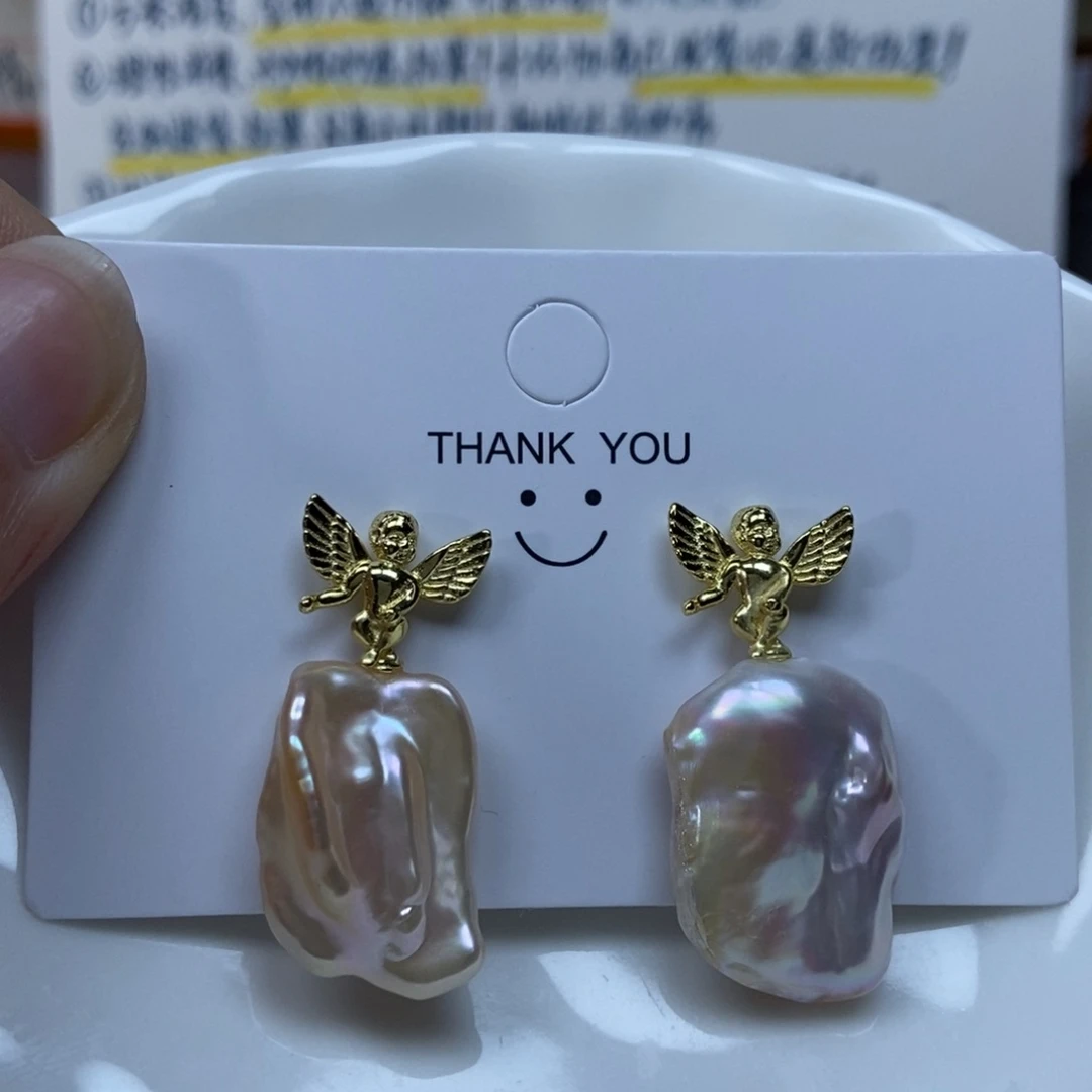 淡水珍珠耳环合金福利352