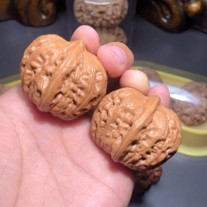 文玩核桃把件41平谷元宝