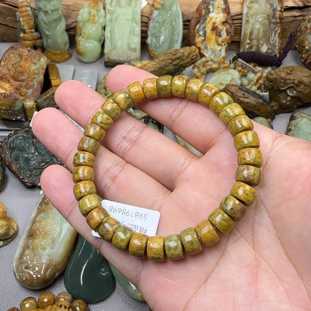 岫岩河磨玉（透闪石质玉）未镶嵌珠宝奇石