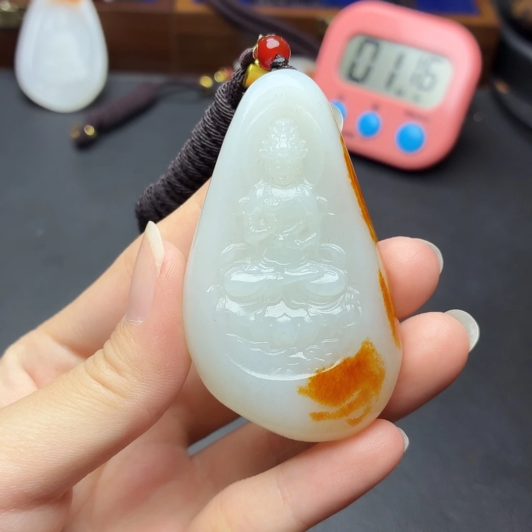 美***满颈饰未镶嵌和田玉N